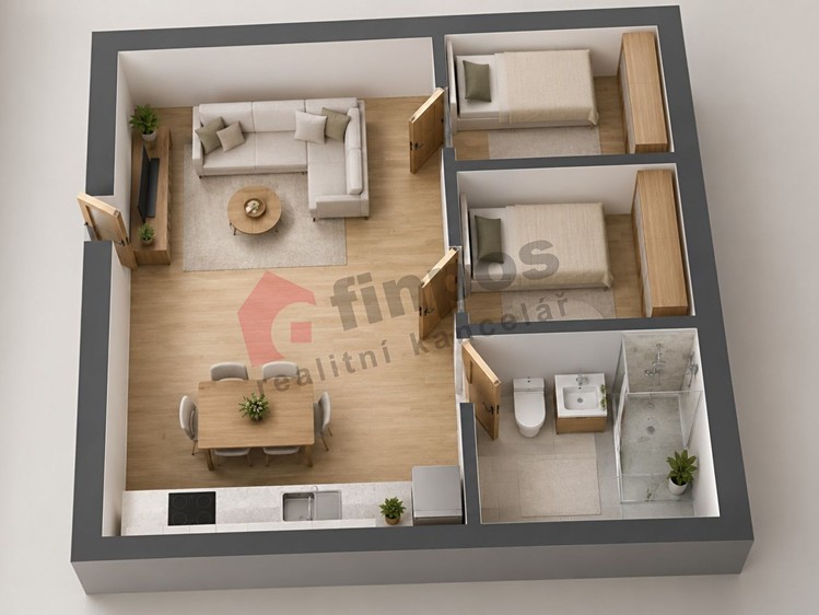 Pronájem bytu 3+kk, 98 m² (10 z 10)