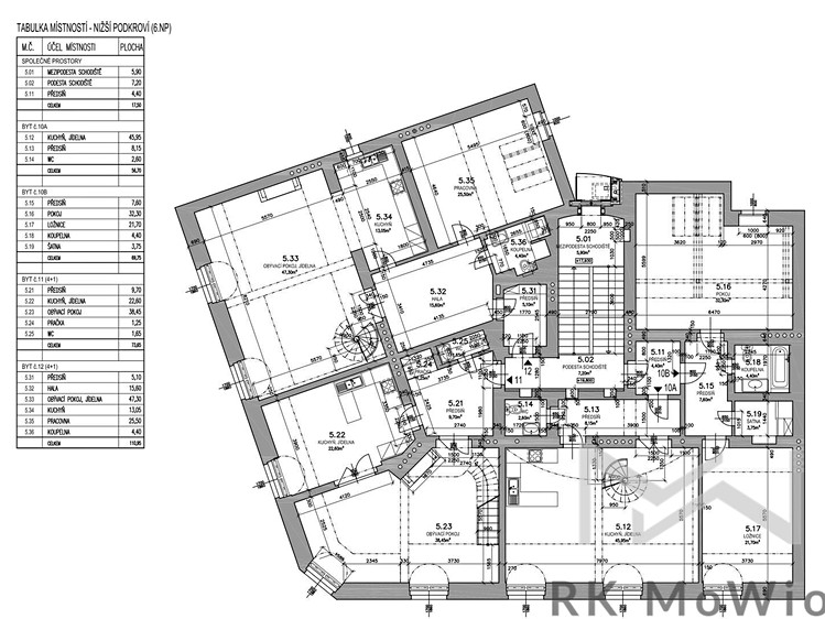 Pronájem bytu 4+1, 195 m² (9 z 10)