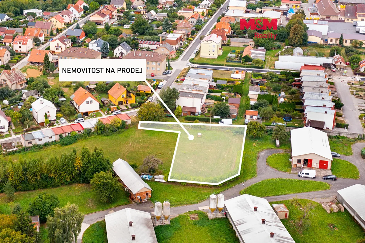 Prodej stavebního pozemku 1349 m²