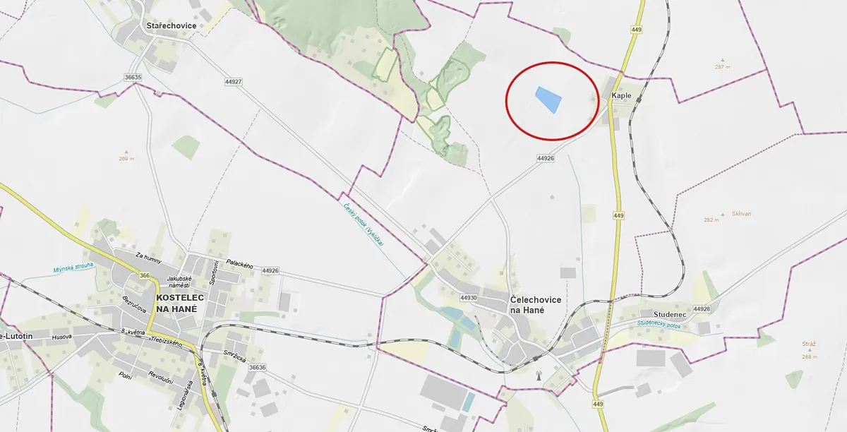 Prodej pole 18887 m²