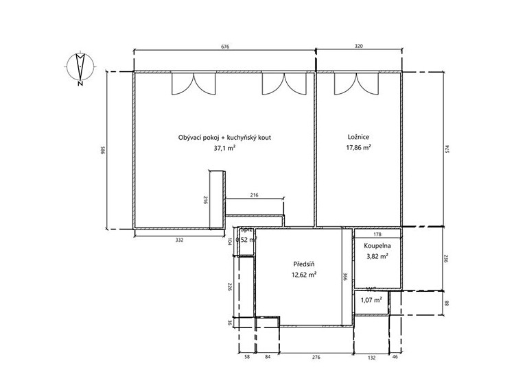 Квартира 2+kk на продаж, 73 м² (28 з 29)