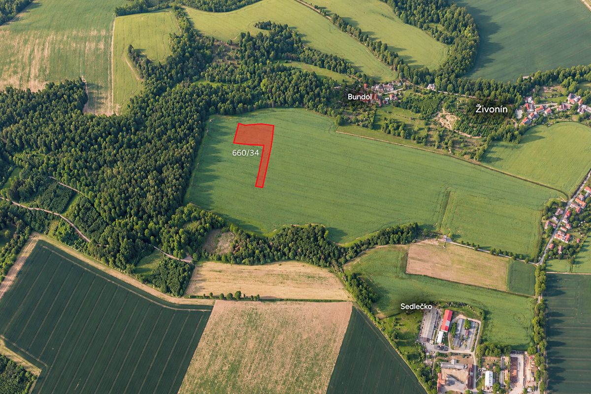 Prodej pole 5410 m², Řepín – fotka 1 z 3