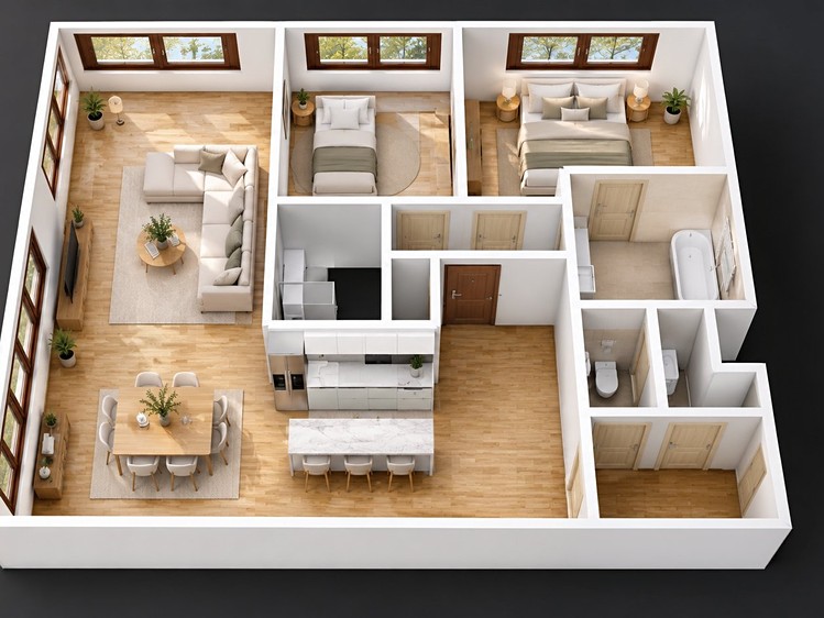 Квартира 3+kk на продаж, 123 м² (3 з 22)