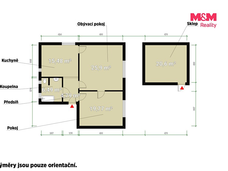 Prodej bytu 2+1, 72 m² (19 z 24)