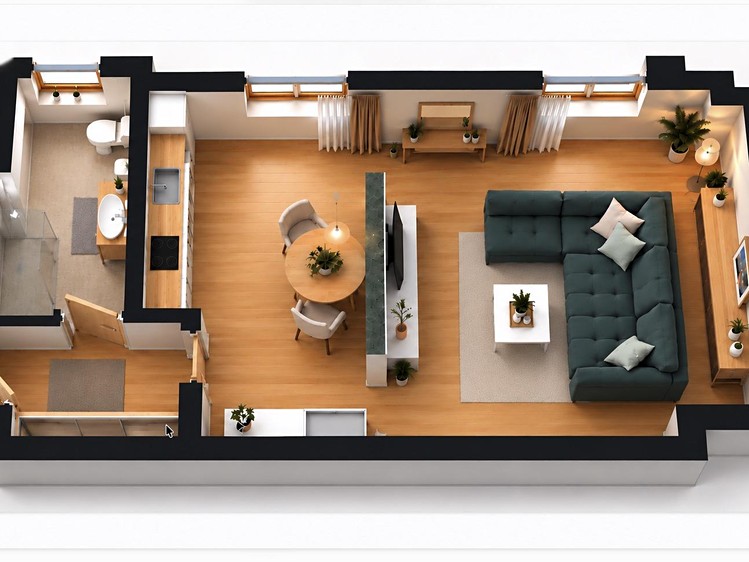 Wohnung 1+kk zur Miete, 43 m² (27 von 27)