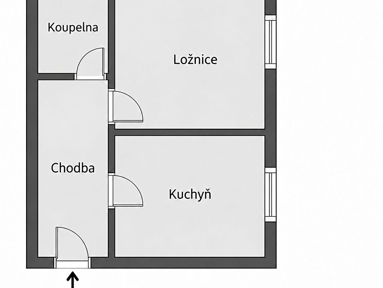 Квартира 1+1 на продаж, 33 м² (10 з 13)