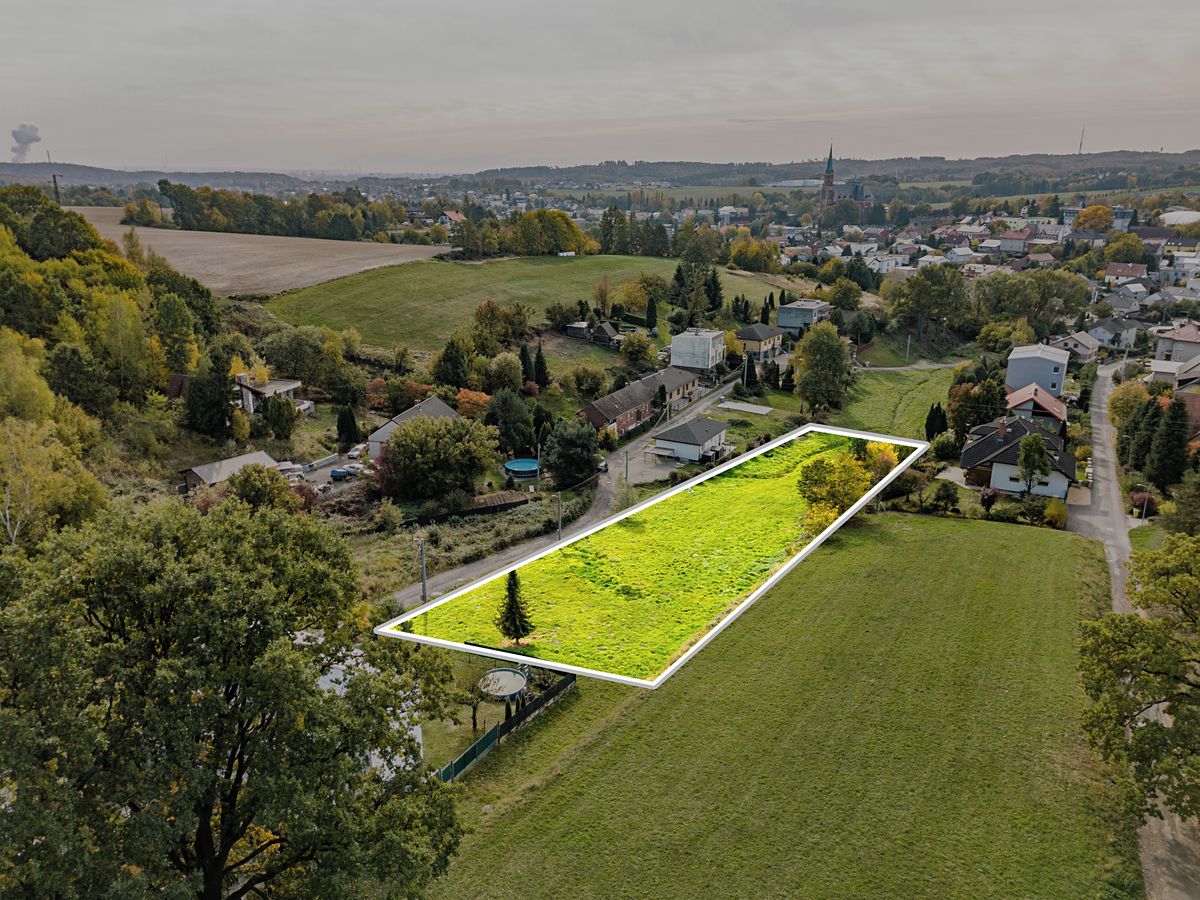 Prodej stavebního pozemku 901 m², Ludgeřovice – fotka 1 z 3