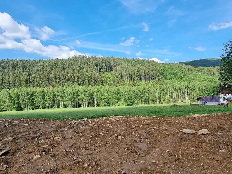 Prodej stavebního pozemku 2976 m², Železná Ruda – náhled fotky 1