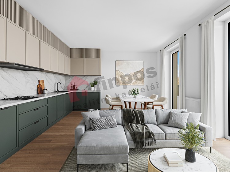 Prodej bytu 2+kk, 49 m² (1 z 7)