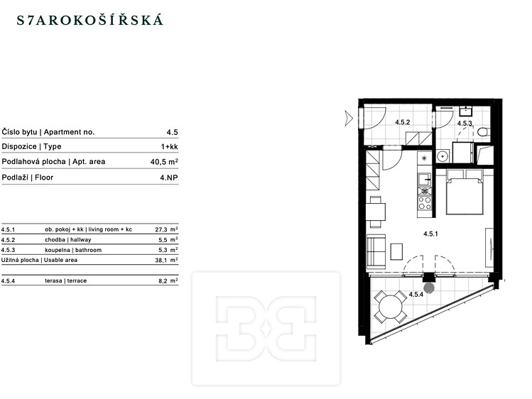 Prodej bytu 1+kk, 38 m² (4 z 16)