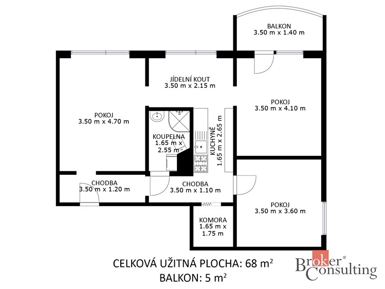 Квартира 3+1 на продаж, 73 м² (16 з 16)