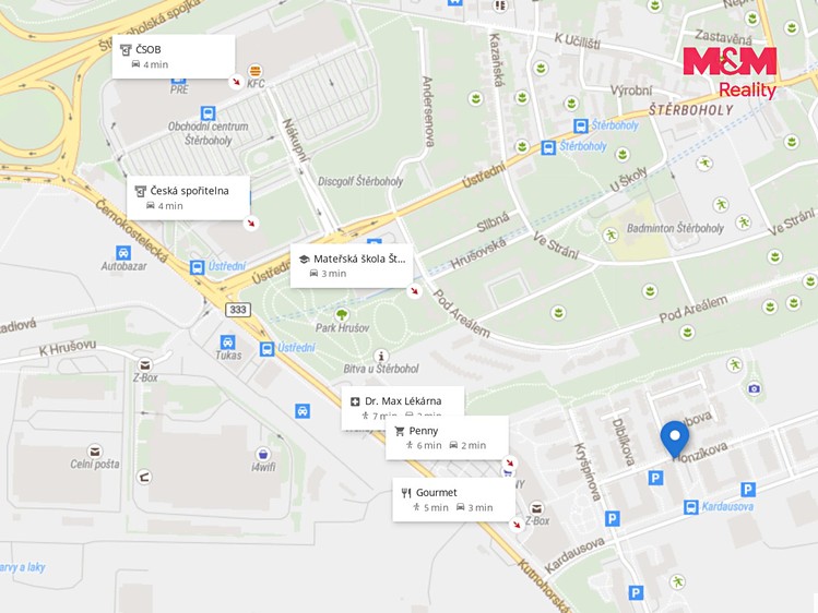 Квартира 1+kk на продаж, 33 м² (11 з 12)