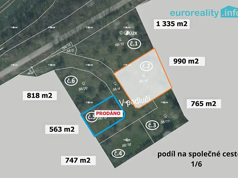 Prodej stavebního pozemku 990 m², Plzeň – náhled fotky 1