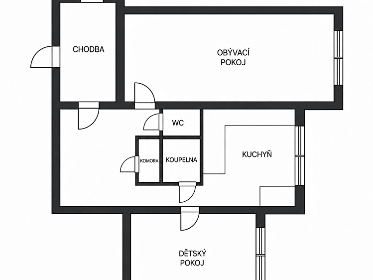 Prodej bytu 2+1, 60 m² (2 z 25)