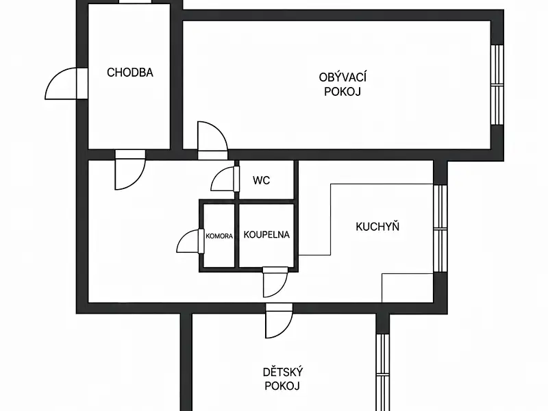 Prodej bytu 2+1 60 m², Praha – náhled fotky 2