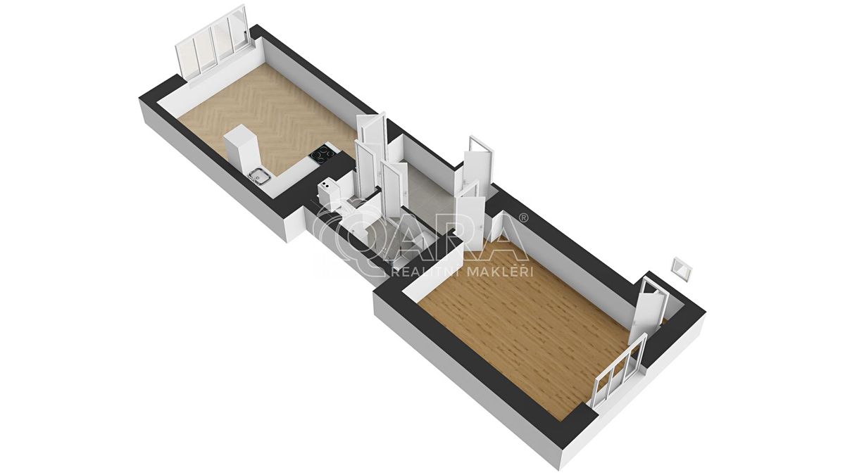 Pronájem bytu 2+kk 48 m² – fotografie 4