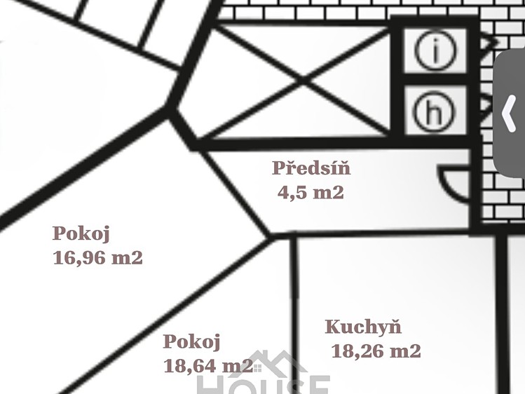 Prodej bytu 2+1, 59 m² (4 z 4)