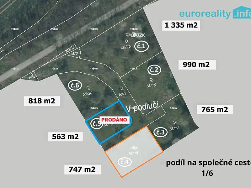Prodej stavebního pozemku 747 m², Plzeň – náhled fotky 1