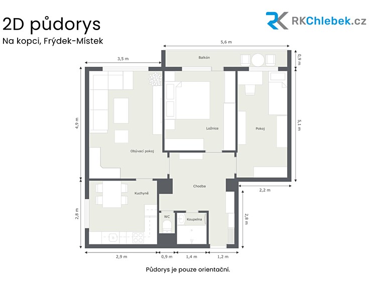 Prodej bytu 3+1, 73 m² (30 z 35)