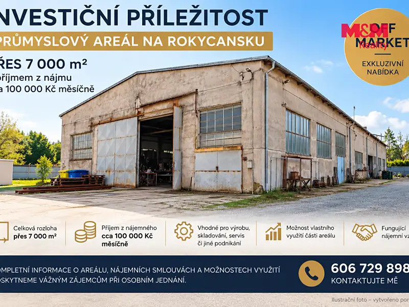 Prodej výrobní haly, prostoru 7000 m², Zbiroh – náhled fotky 2