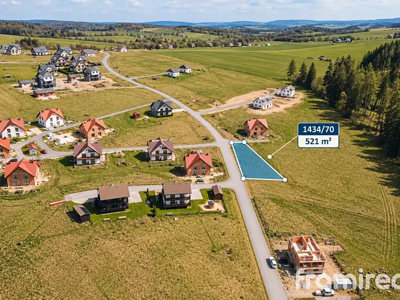 Prodej stavebního pozemku 521 m², Václavov u Bruntálu – náhled fotky 3