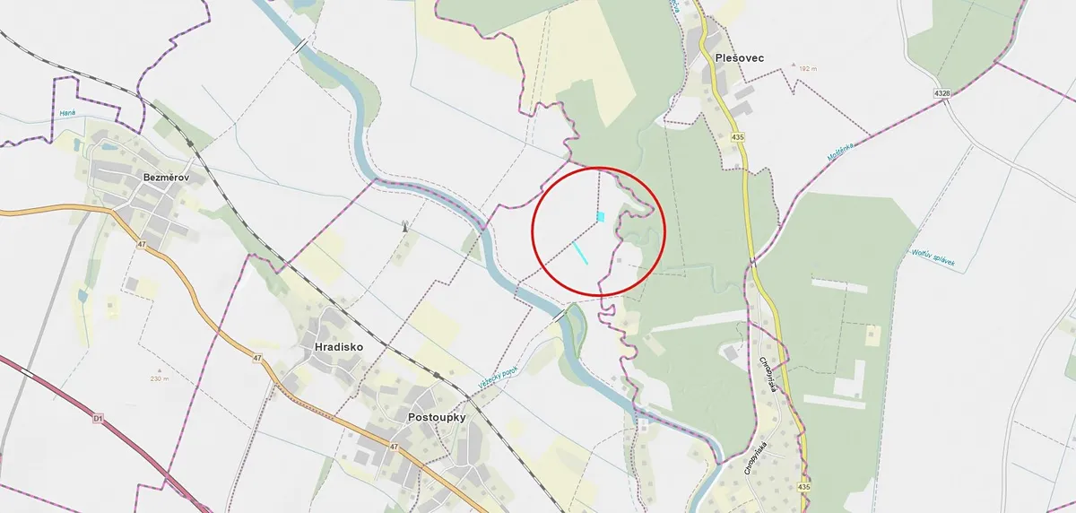 Prodej pole 3787 m²