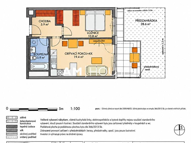 Prodej bytu 2+kk, 45 m² (2 z 8)