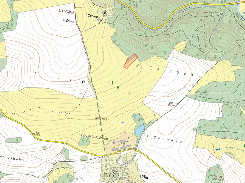 Prodej pole 6707 m², Planá – náhled fotky 2