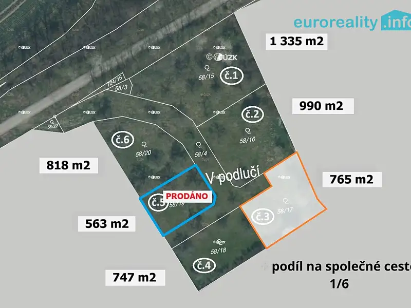 Prodej stavebního pozemku 765 m², Plzeň – náhled fotky 1