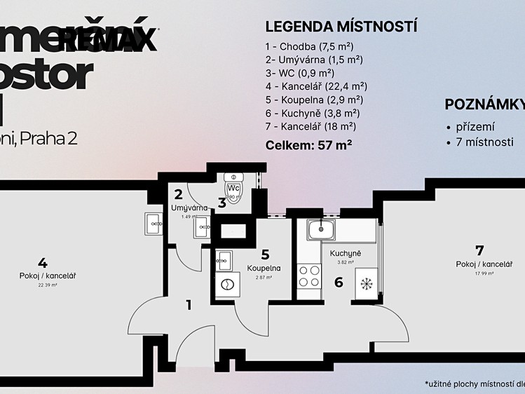Pronájem komerčního prostoru, 58 m² (11 z 20)