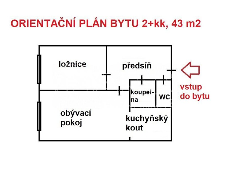Prodej bytu 2+kk, 43 m² (7 z 7)