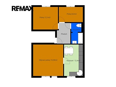 Wohnung 3+1 zum Kauf, 62 m² (2 von 25)