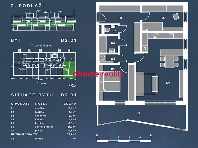 Квартира 3+kk на продаж, 77 м² (11 з 11)