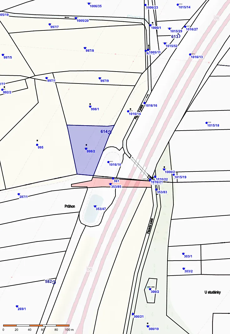 Prodej louky 3503 m²