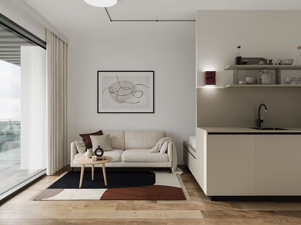 Pronájem bytu 1+kk 43 m² – fotografie 3