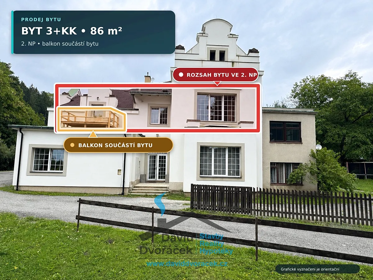 Prodej bytu 3+kk 86 m²