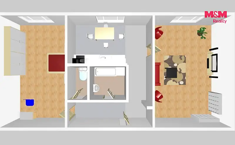 Prodej bytu 2+1 54 m², Kadaň – náhled fotky 2