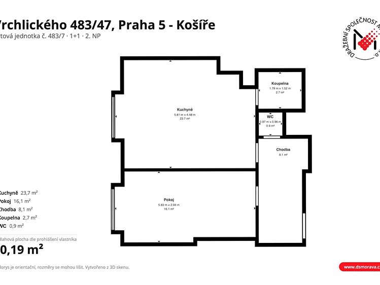 Wohnung 1+1 zum Kauf, 50 m² (20 von 20)