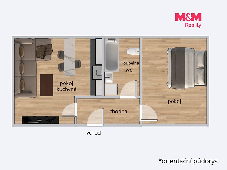 Wohnung 2+kk zum Kauf, 45 m² (25 von 26)