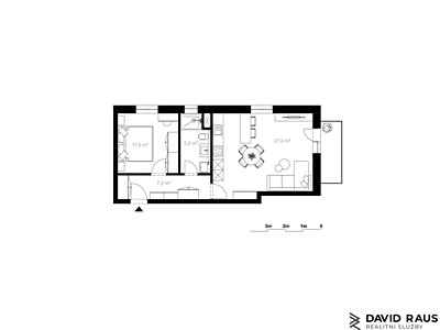 Квартира 2+kk на продаж, 54 м² (3 з 14)