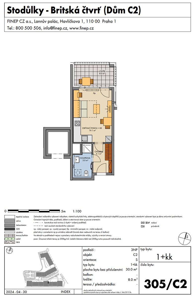 Prodej bytu 1+kk 30 m² – fotografie 3