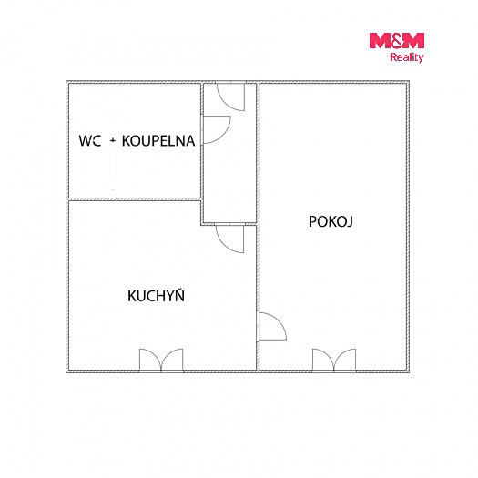The 1+1 flat for rent, 35 m² (8 of 9)