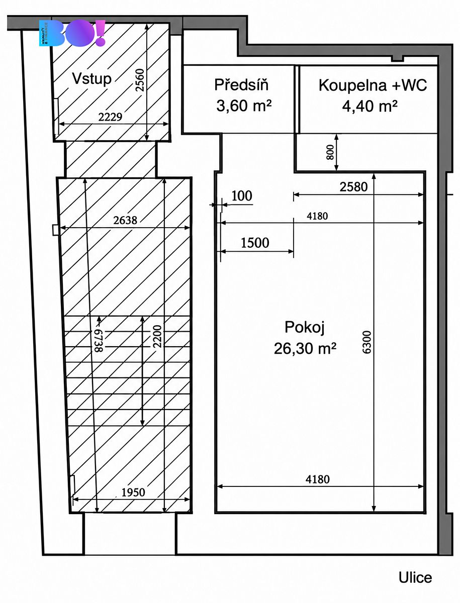 Pronájem bytu 1+kk 35 m² – fotografie 5