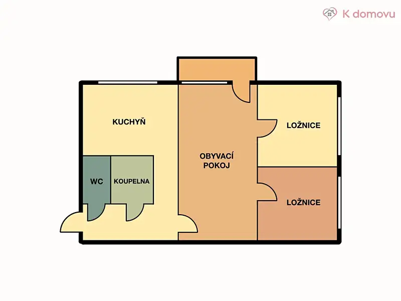 Prodej bytu 3+1 61 m², Olomouc – náhled fotky 2