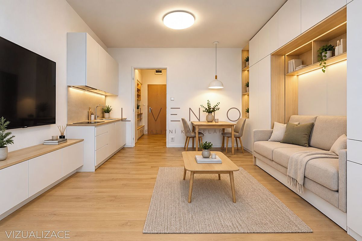 Prodej bytu 1+kk 20 m², Brno – fotka 1 z 3